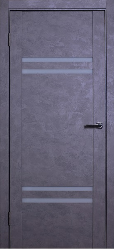 Межкомнатная дверь GeoDoors Нео 2 бетон серый 600мм